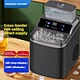 Mini Ice Cube Maker Making Machine Ready in 6-8 Mins Self-Cleaning with Ice Scoop and Basket